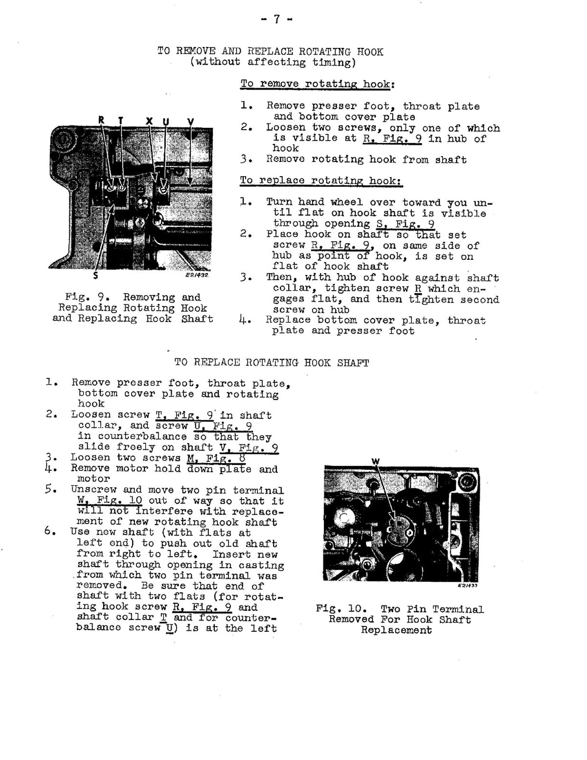 Singer 301 Adjusters Manual For Electric Sewing Machine - Tough Wire Binding