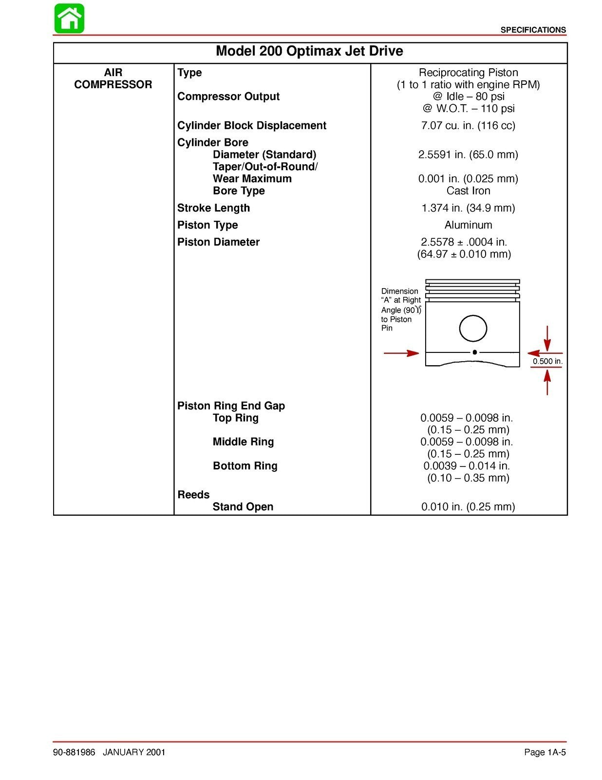MERCURY 200 HP OptiMax Jet Drive Service Manual - FOLDOUTS - WIRE BOUND - COVERS
