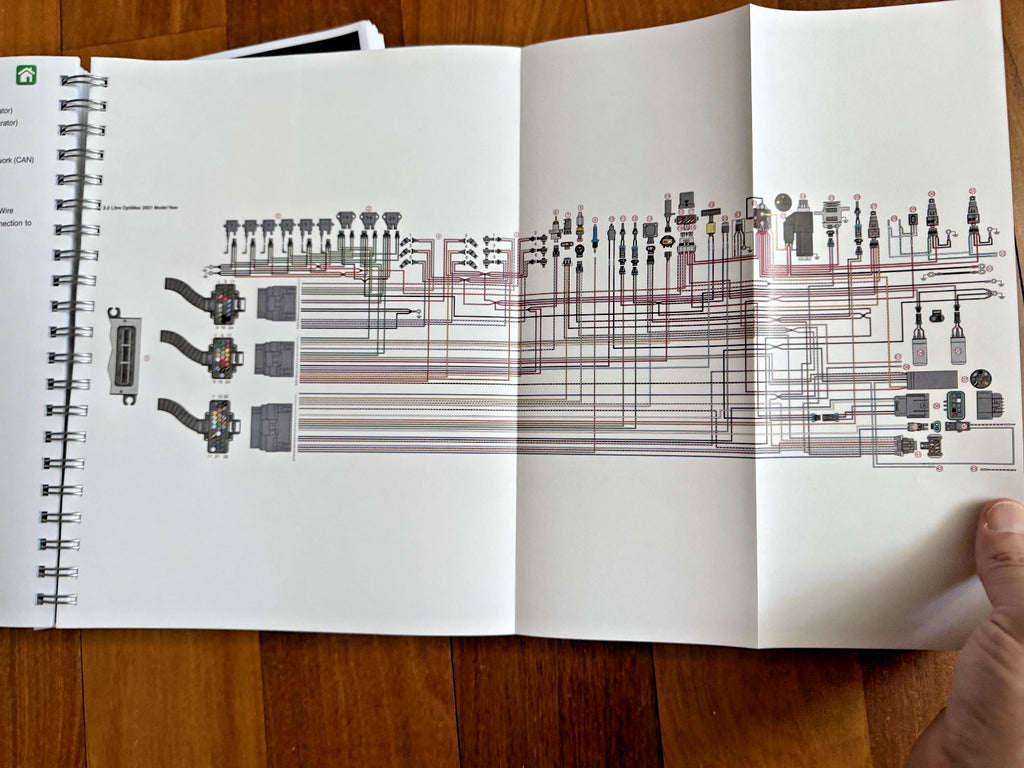MERCURY 200-225 OptiMax DFI SERVICE MANUAL YR 2000+ WIRE BOUND COVERS, FOLDOUTS!