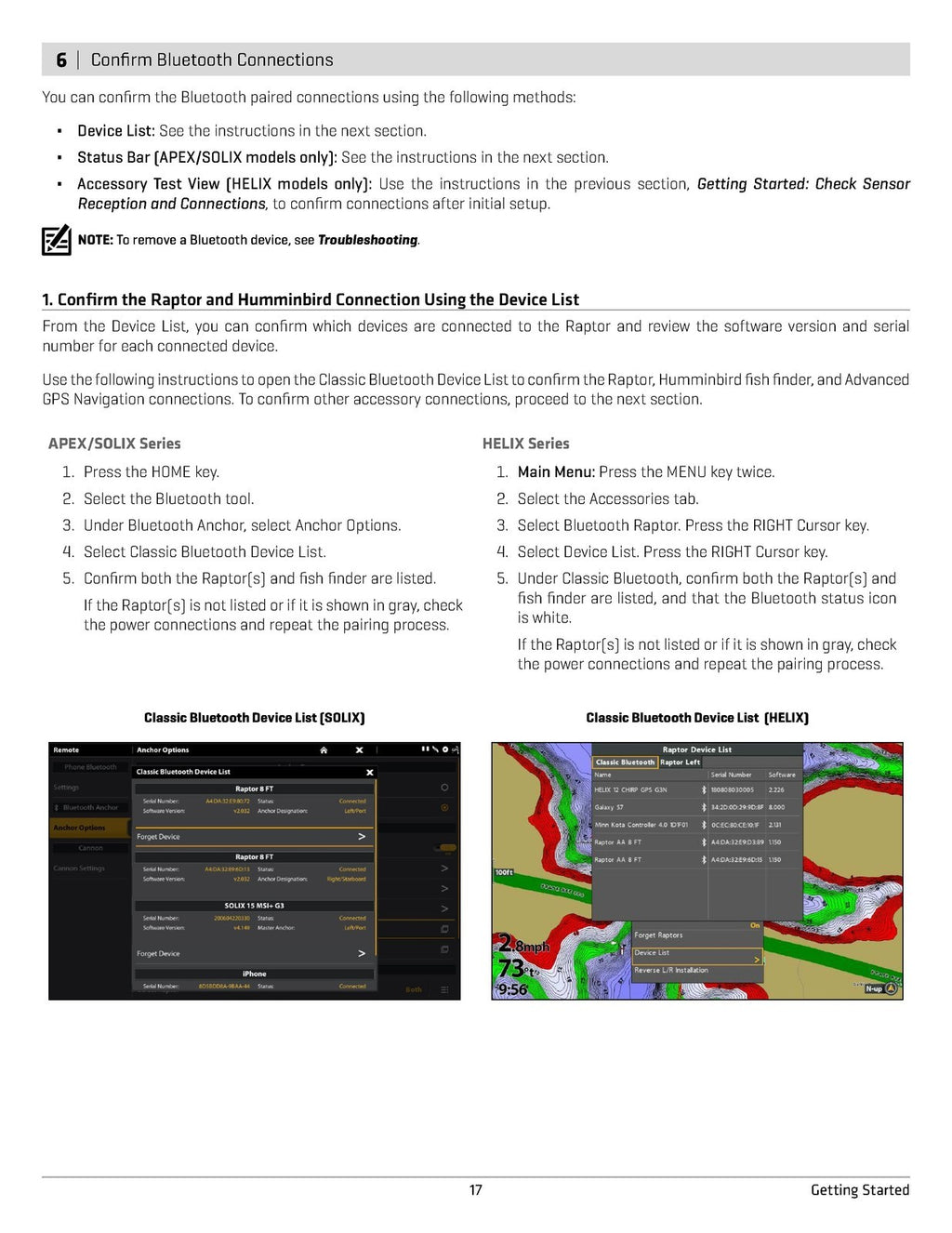 MINN KOTA Raptor for Humminbird SOLIX & HELIX ACCESSORY MANUAL WIRE BIND COVERS