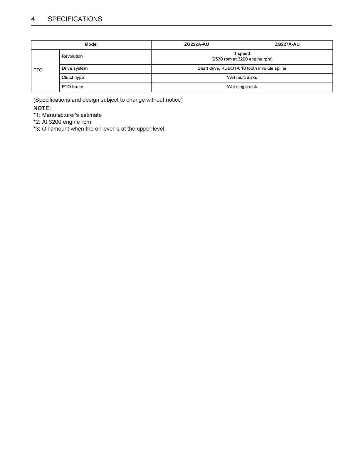 KUBOTA ZG222A-AU ZG227A-AU ZERO TURN MOWER OPERATORS MANUAL, WIRE BOUND, COVERS