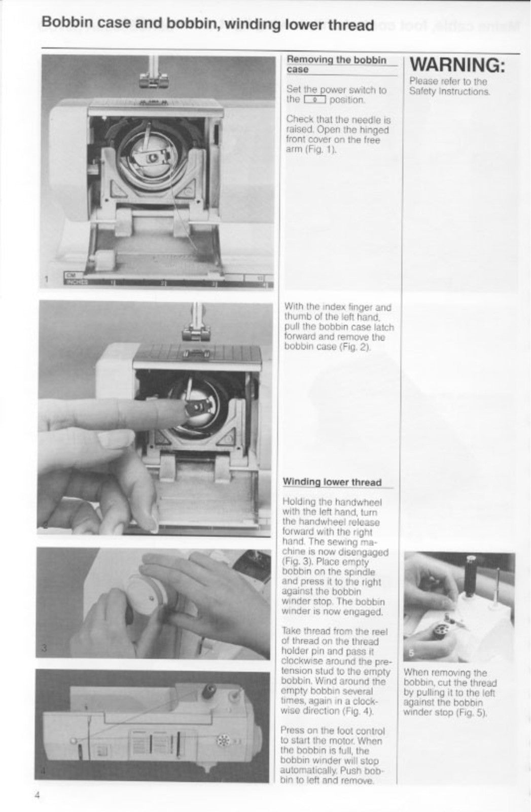 BERNINA 1011 Sewing Machine User Manual - STEEL WIRE BOUND - PROTECTIVE COVERS