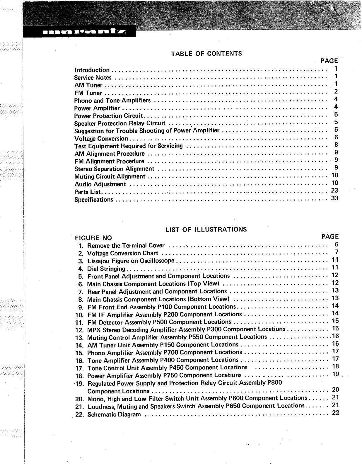 MARANTZ 2270 Receiver Service Manual - STEEL WIRE BOUND - COVERS - FOLDOUT PAGES