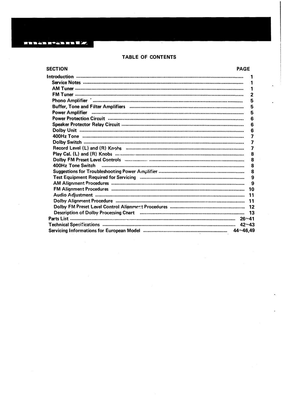 MARANTZ 2325 RECEIVER SERVICE MANUAL, WIRE BOUND, TOUGH COVERS, FOLDOUT DIAGRAMS