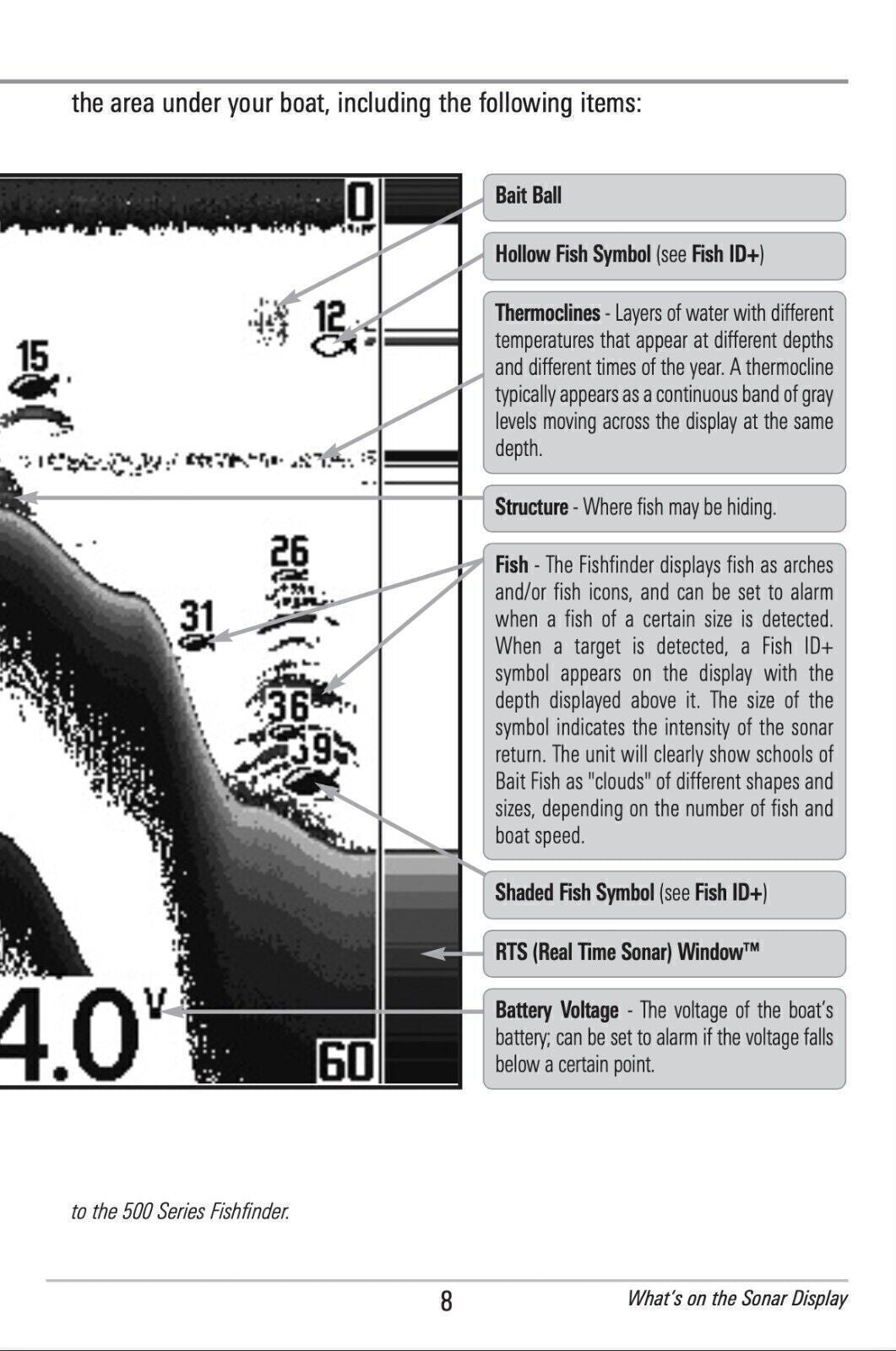 Humminbird 550 560 561 DI 570 571 HD DI User Manual Owners Instruction Guide