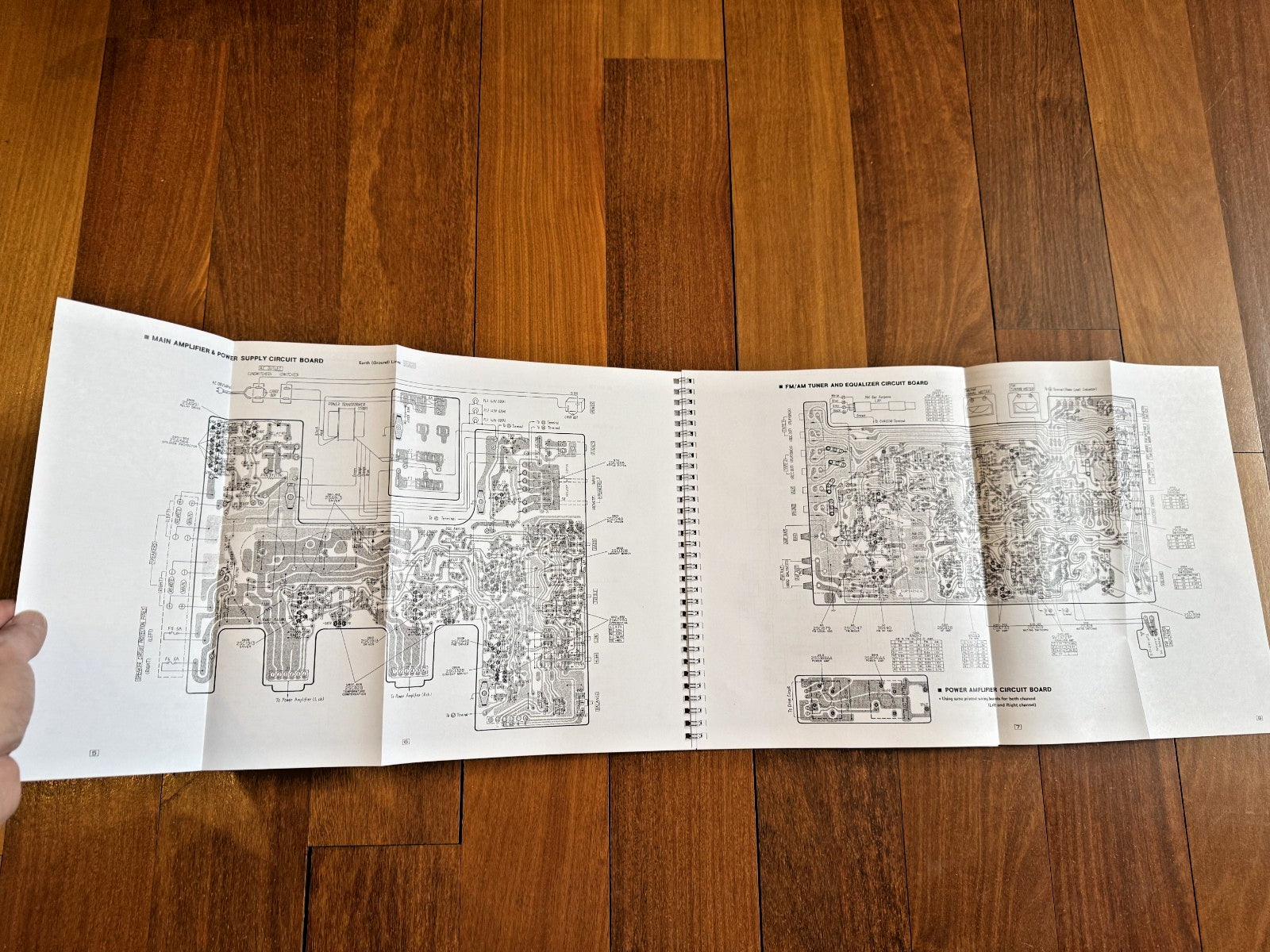 TECHNICS PANASONIC SA-500 Stereo Receiver Service Manual BOUND, COVERS, FOLDOUTS