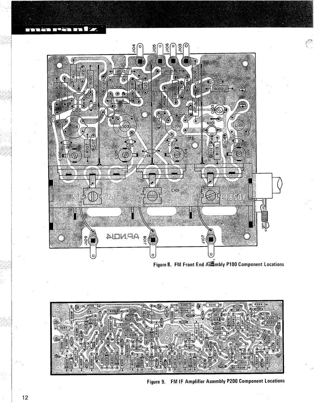 MARANTZ 2230 Receiver Service Manual - STEEL WIRE BOUND - TOUGH COVERS