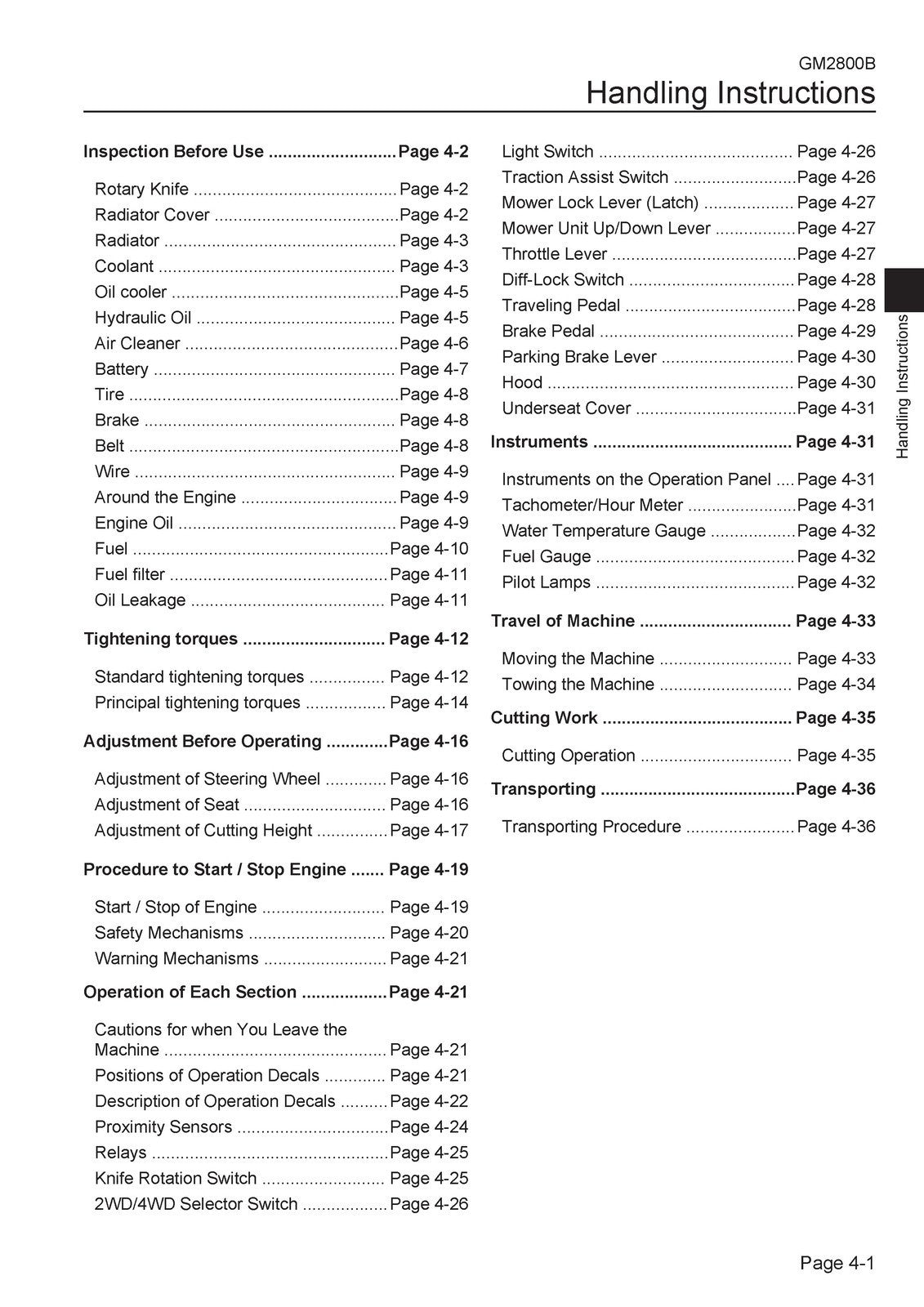 BARRONESS GM2800B Rotary Mower Operators Manual - STEEL WIRE BOUND, TOUGH COVERS