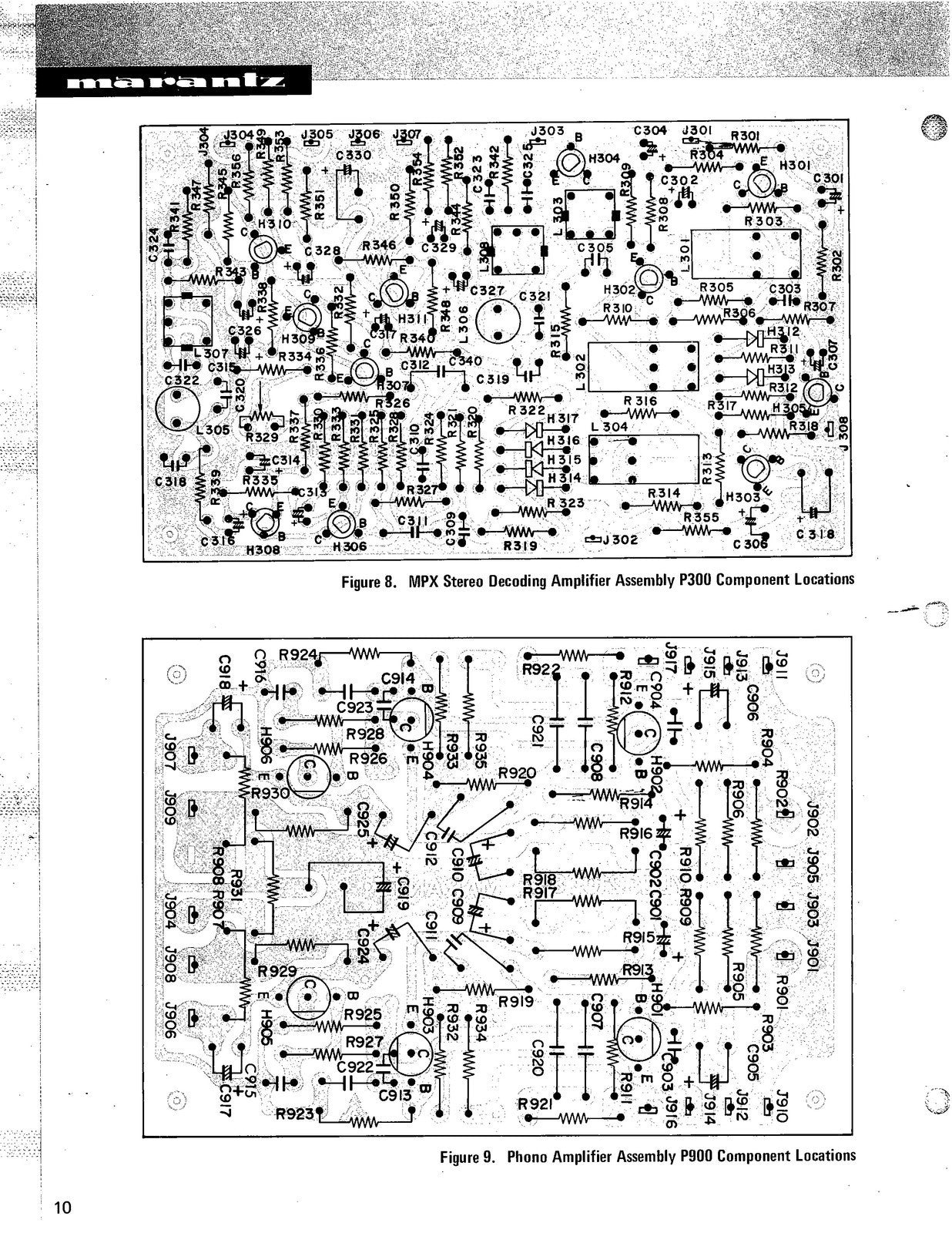 MARANTZ 2220 Service Manual - STEEL WIRE BOUND - PROTECTIVE COVERS