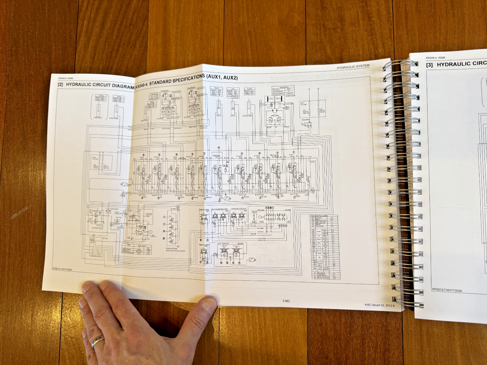 KUBOTA KX040-4 Excavator Workshop Manual 2013 - BOUND - COVERS - XL FOLDOUTS