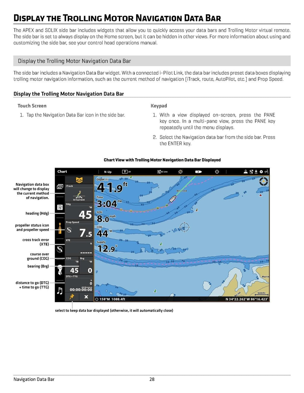 HUMMINBIRD iPilot Link Manual for APEX & SOLIX - WIRE BOUND - PROTECTIVE COVERS