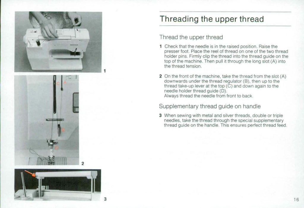 BERNINA 1015 Sewing Machine Instruction Manual - STEEL WIRE BOUND - TOUGH COVERS