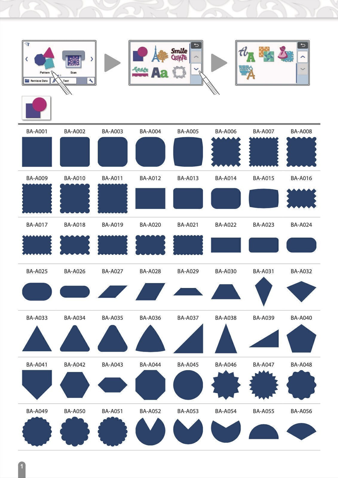 Brother Scan Cut SDX330D Operation Manual, Pattern Guide & Quilting Guide BUNDLE
