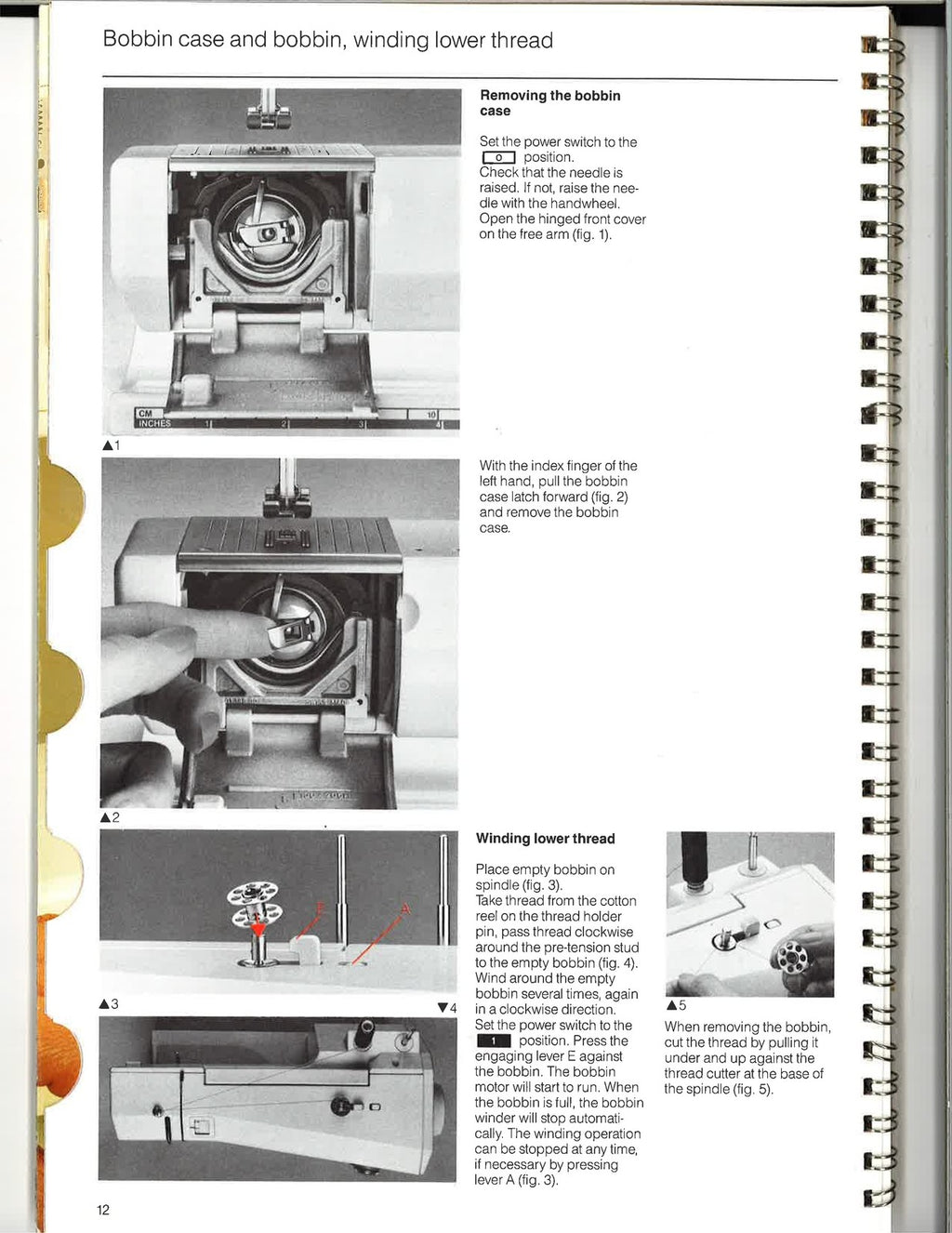BERNINA 1130 1120 Instruction Manual REPRINT - STEEL WIRE BOUND - TOUGH COVERS