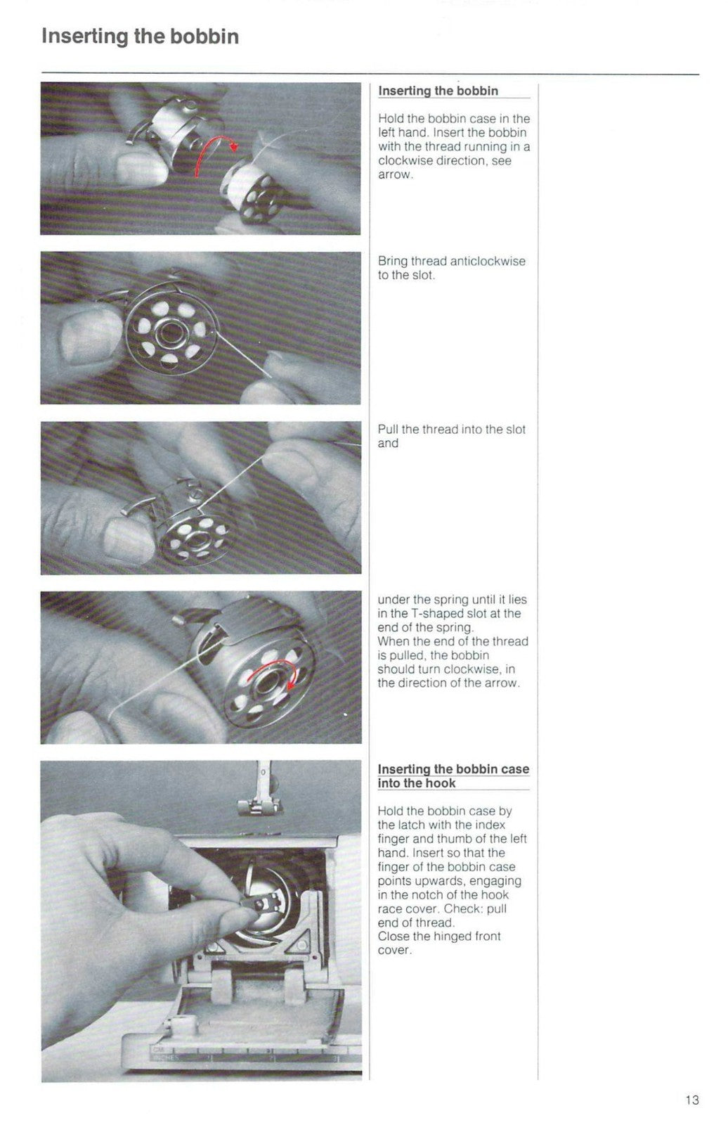 BERNINA 1230 User Manual USER Instruction Guide FULL COLOR - TOUGH COIL BINDING