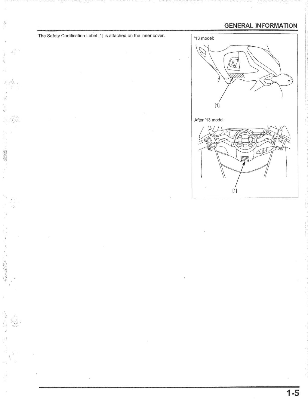 HONDA PCX150 2013-2017 SERVICE MANUAL - WIRE BOUND - TOUGH COVERS