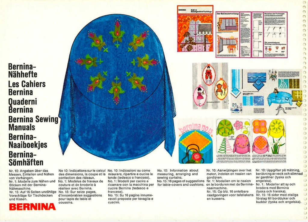BERNINA 808 809 818 819 Sewing Machine Manual - STEEL WIRE BOUND - TOUGH COVERS