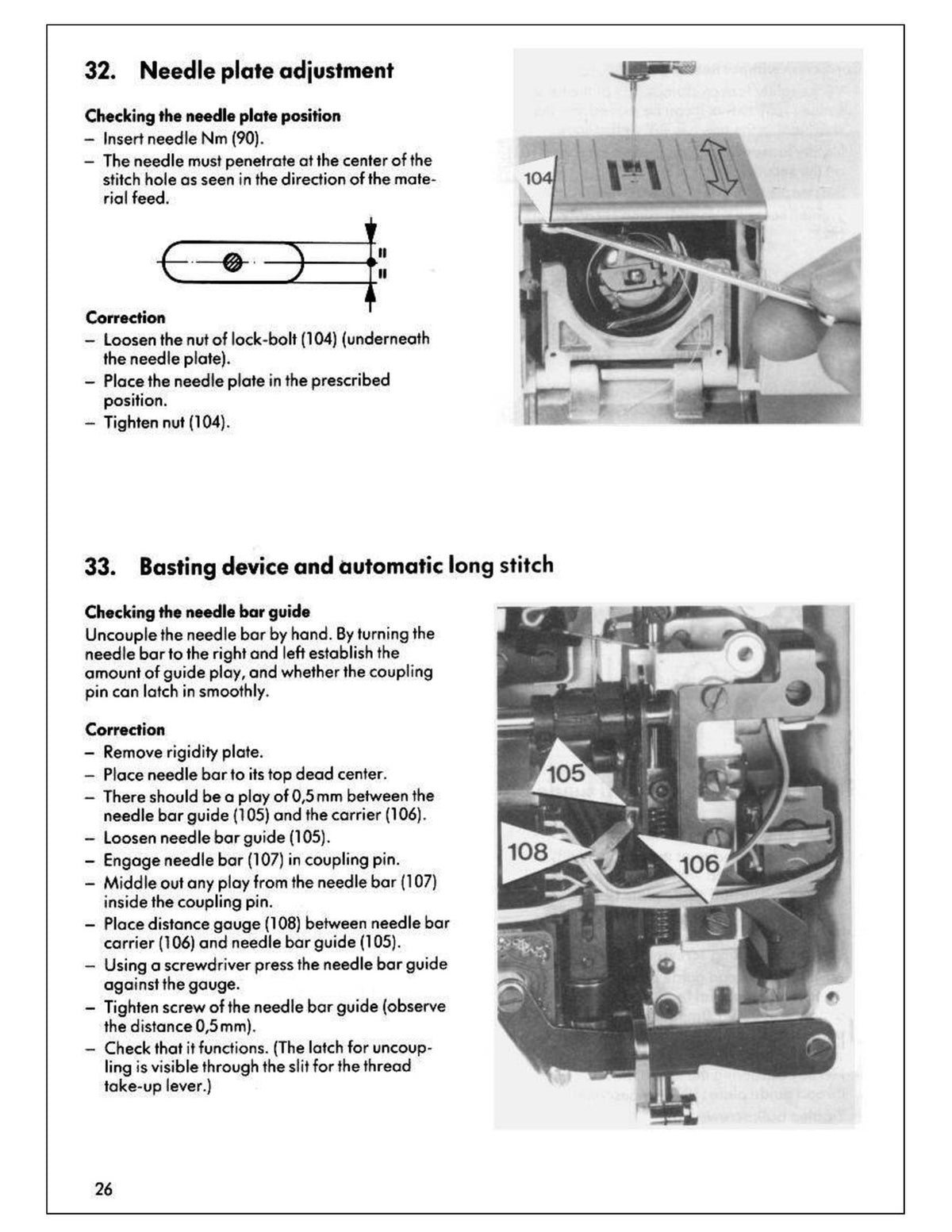BERNINA 1130 1120 SERVICE Manual Guide  - TOUGH WIRE BINDING & COVERS