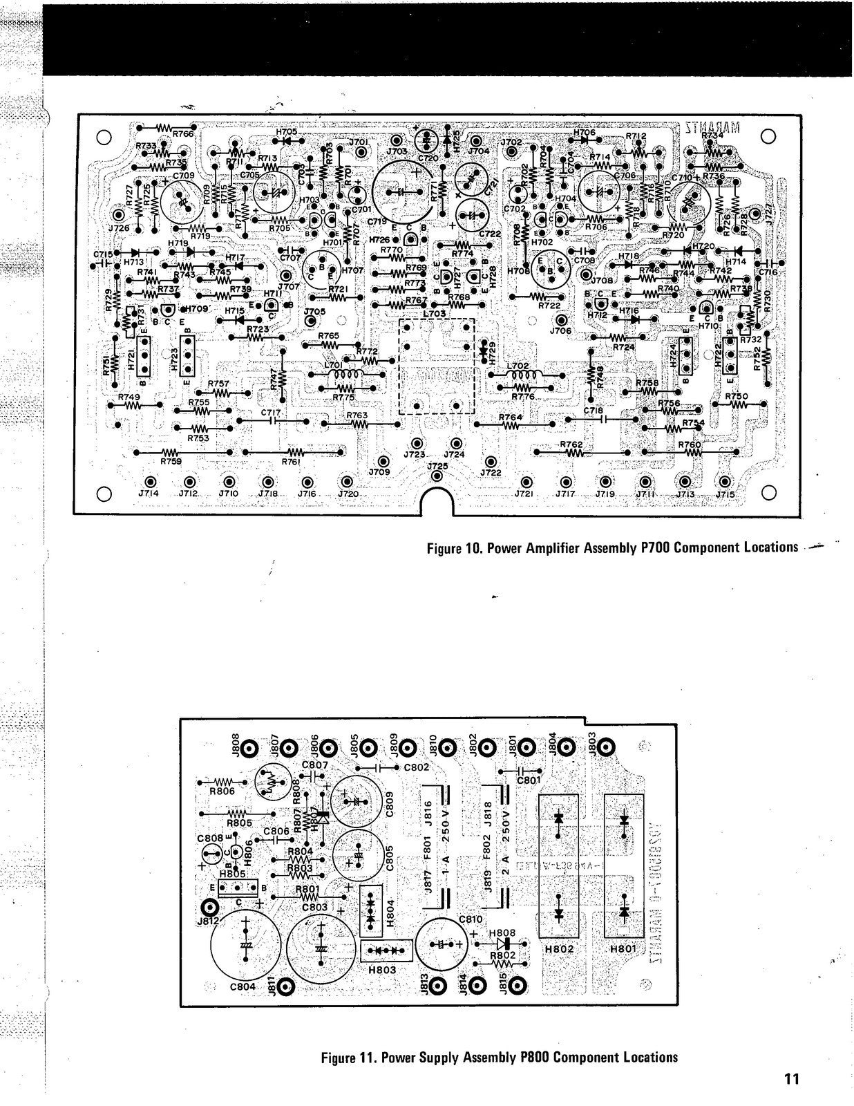MARANTZ 2220B Service Manual - STEEL WIRE BOUND - PROTECTIVE COVERS