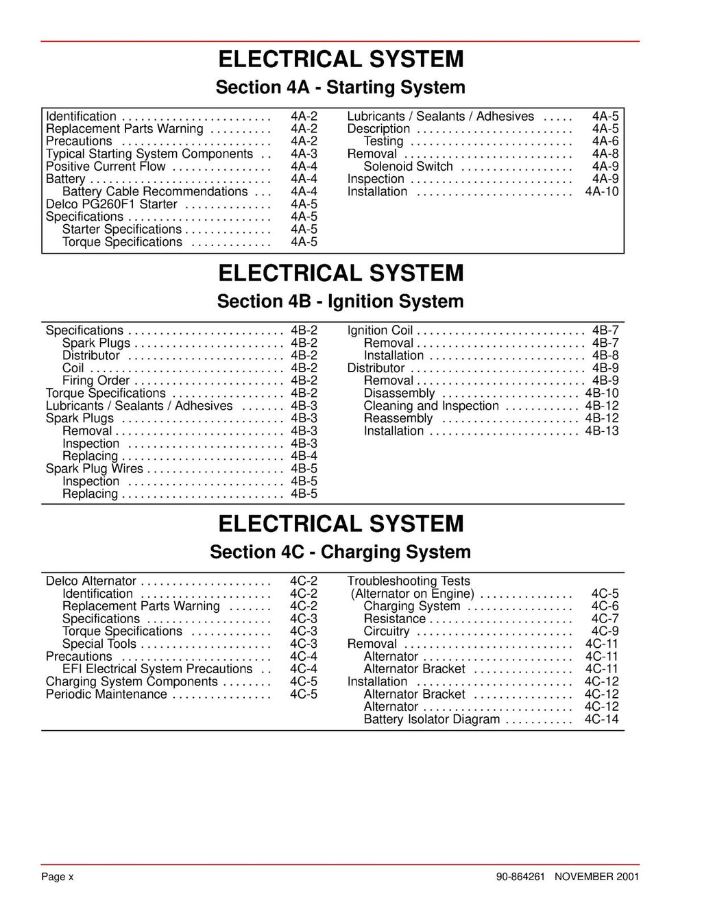 MERCURY 4.3L MPI GASOLINE ENGINE NO. 32 SERVICE MANUAL - WIRE BOUND - COVERS