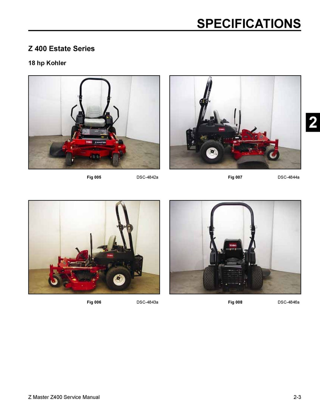 TORO Z Master Z400 Series SERVICE MANUAL - STEEL WIRE BOUND - PROTECTIVE COVERS