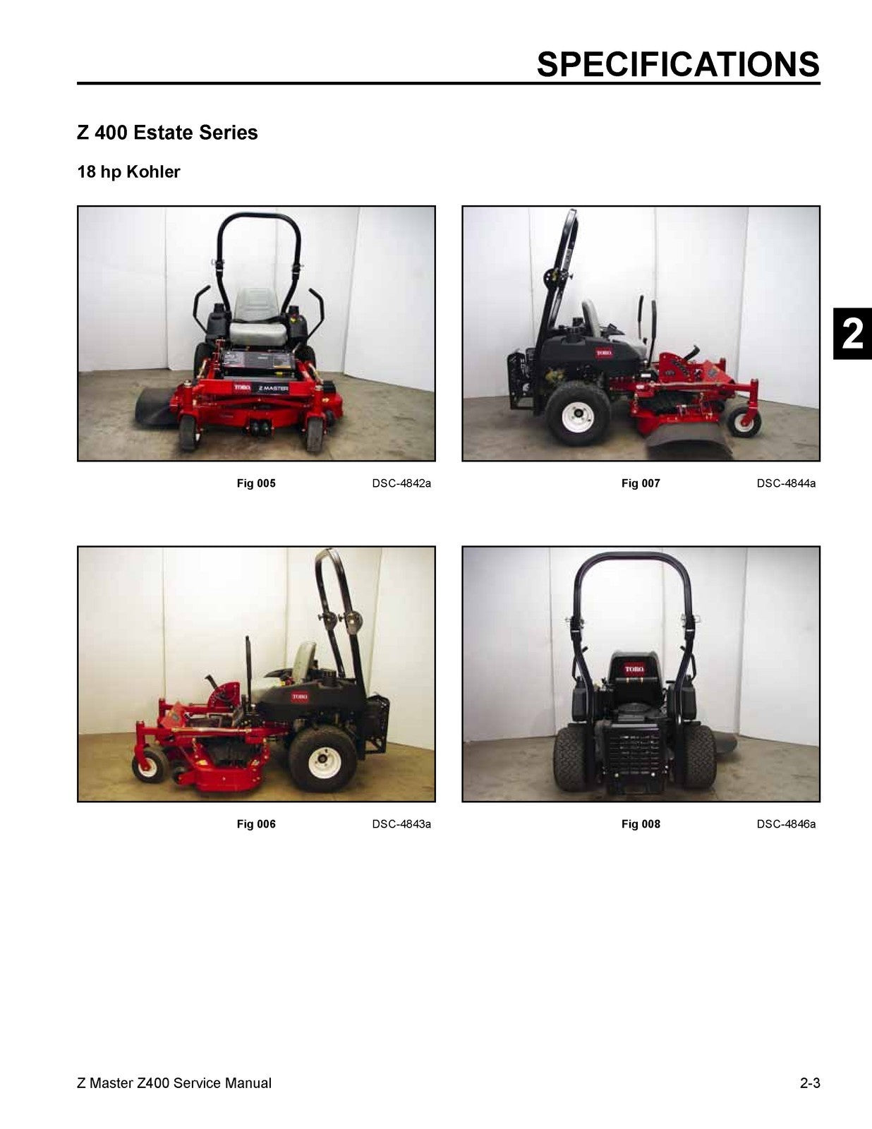 TORO Z Master Z400 Series SERVICE MANUAL - STEEL WIRE BOUND - PROTECTIVE COVERS