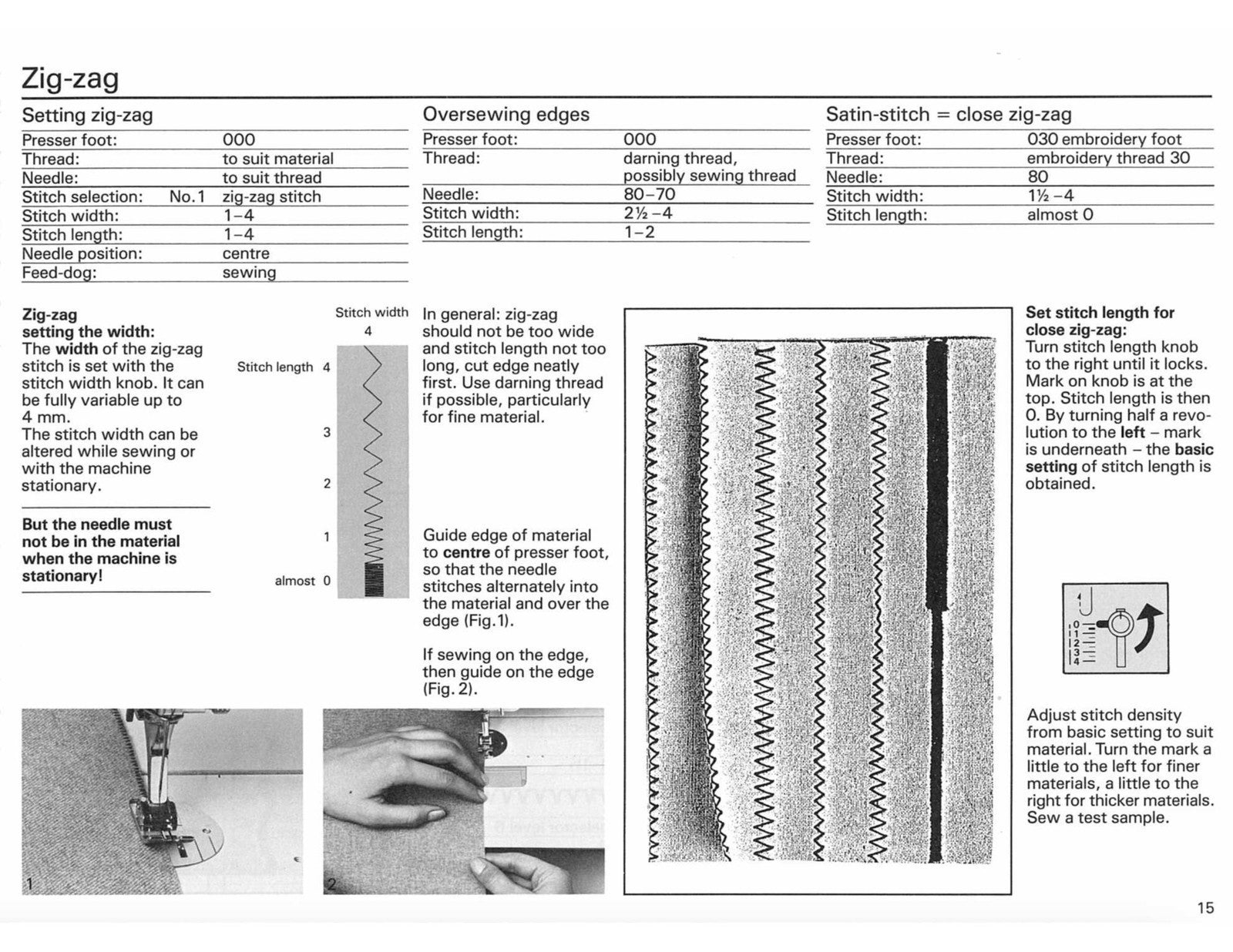 BERNINA Matic 910 Electronic Sewing Machine Manual - WIRE BOUND - TOUGH COVERS