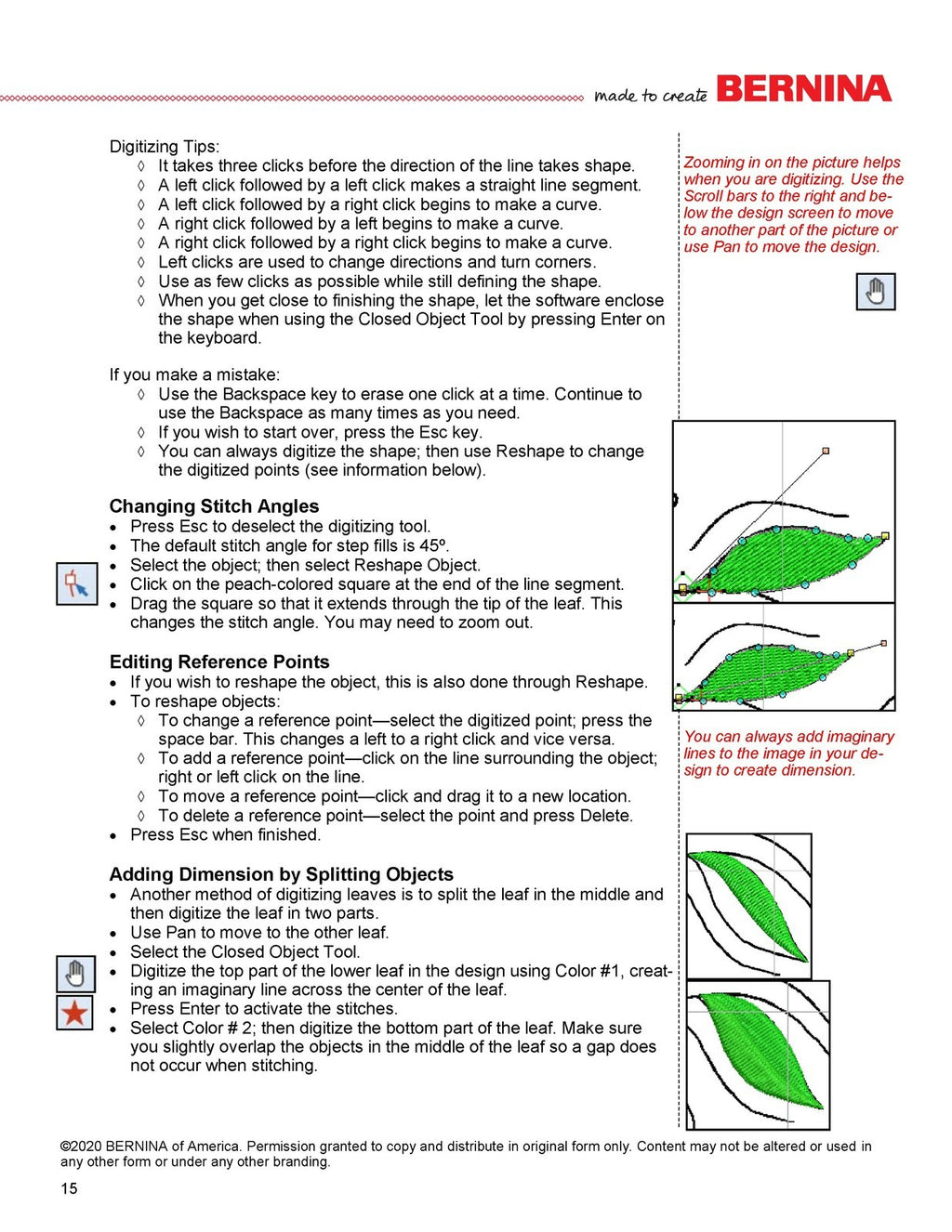 BERNINA Embroidery Software 8.2 WORKBOOK 3 ADVANCED FEATURES, WIRE BOUND, COVERS