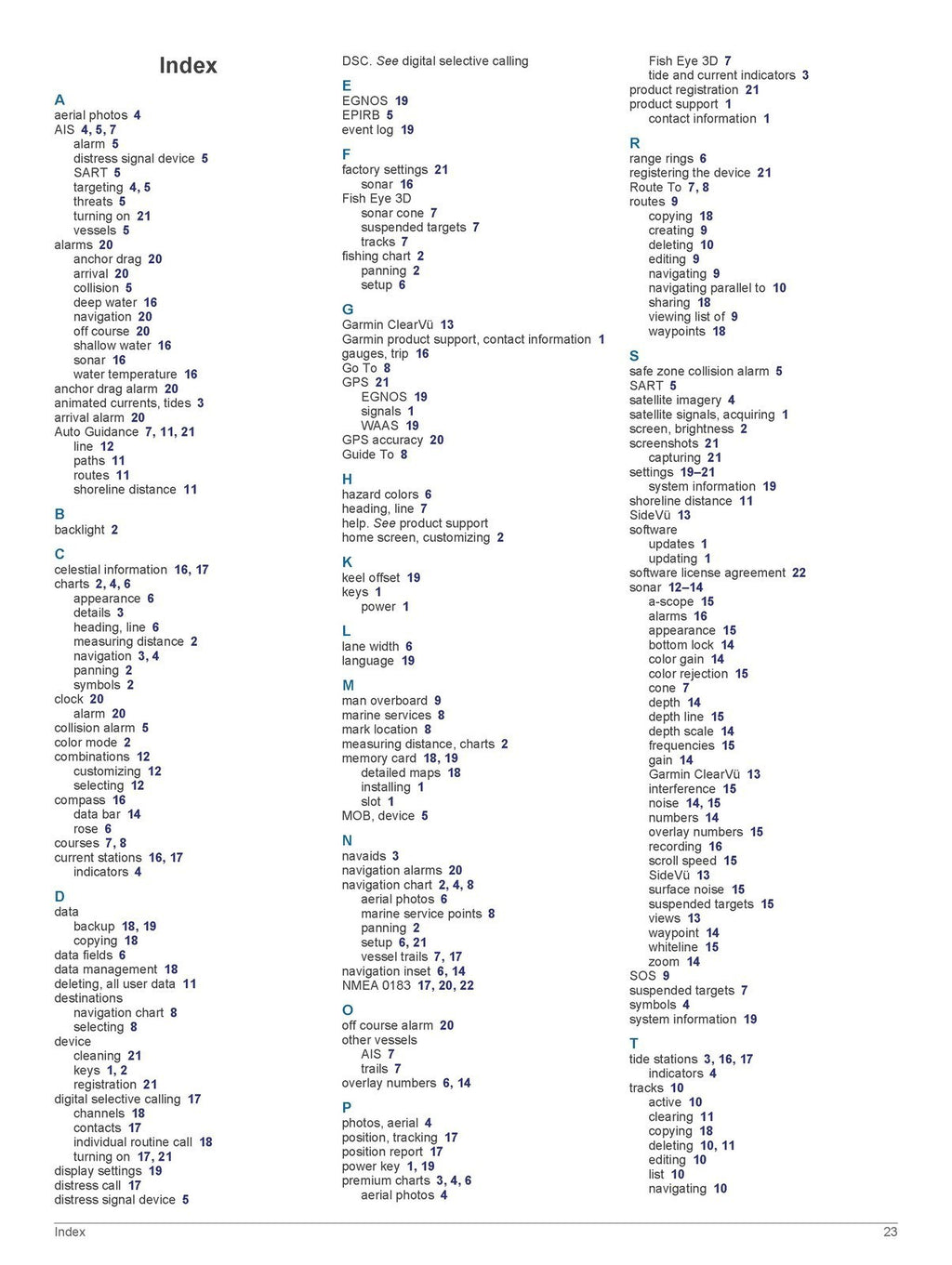 GARMIN EchoMap 40 50 70 90 Series Owner Manual - STEEL WIRE BOUND - TOUGH COVERS