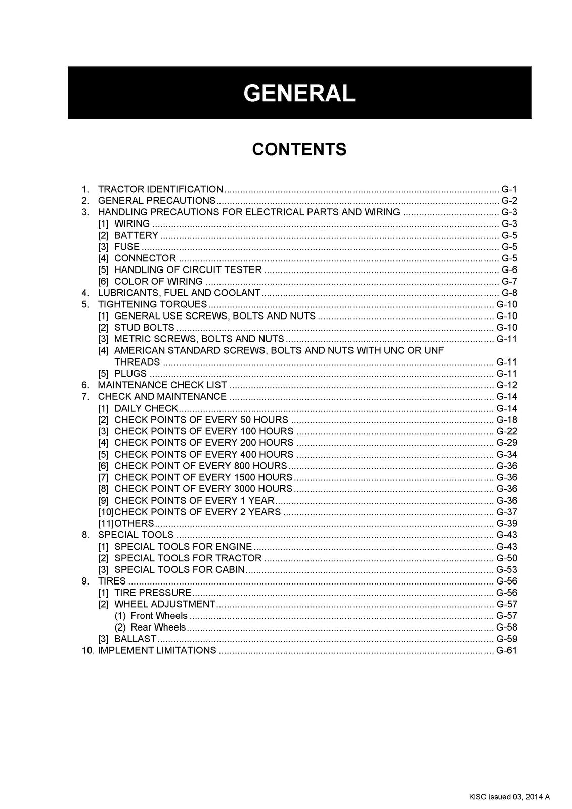 KUBOTA B2050 B2350 B2650 B3150 WORKSHOP MANUAL - BOUND - COVERS - XL FOLDOUTS