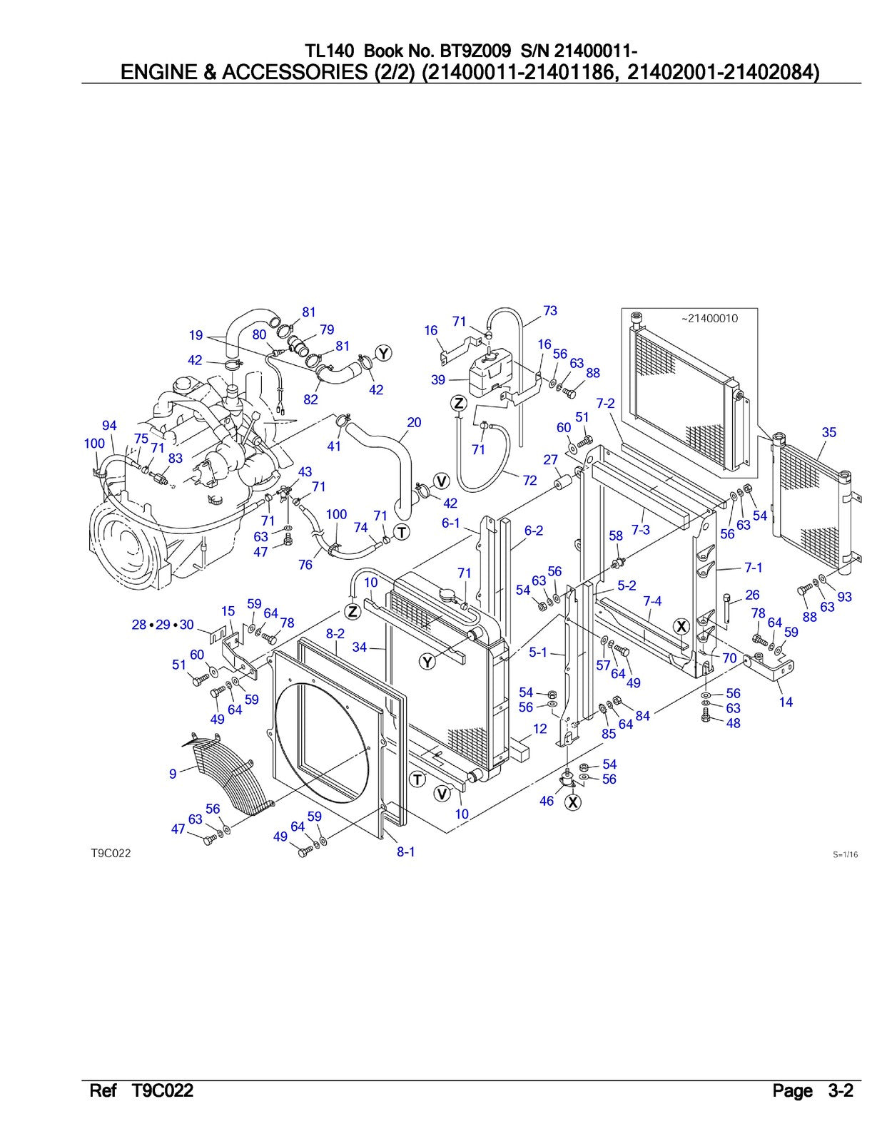 TAKEUCHI TL140 ILLUSTRATED PARTS MANUAL - WIRE BOUND - TOUGH COVERS