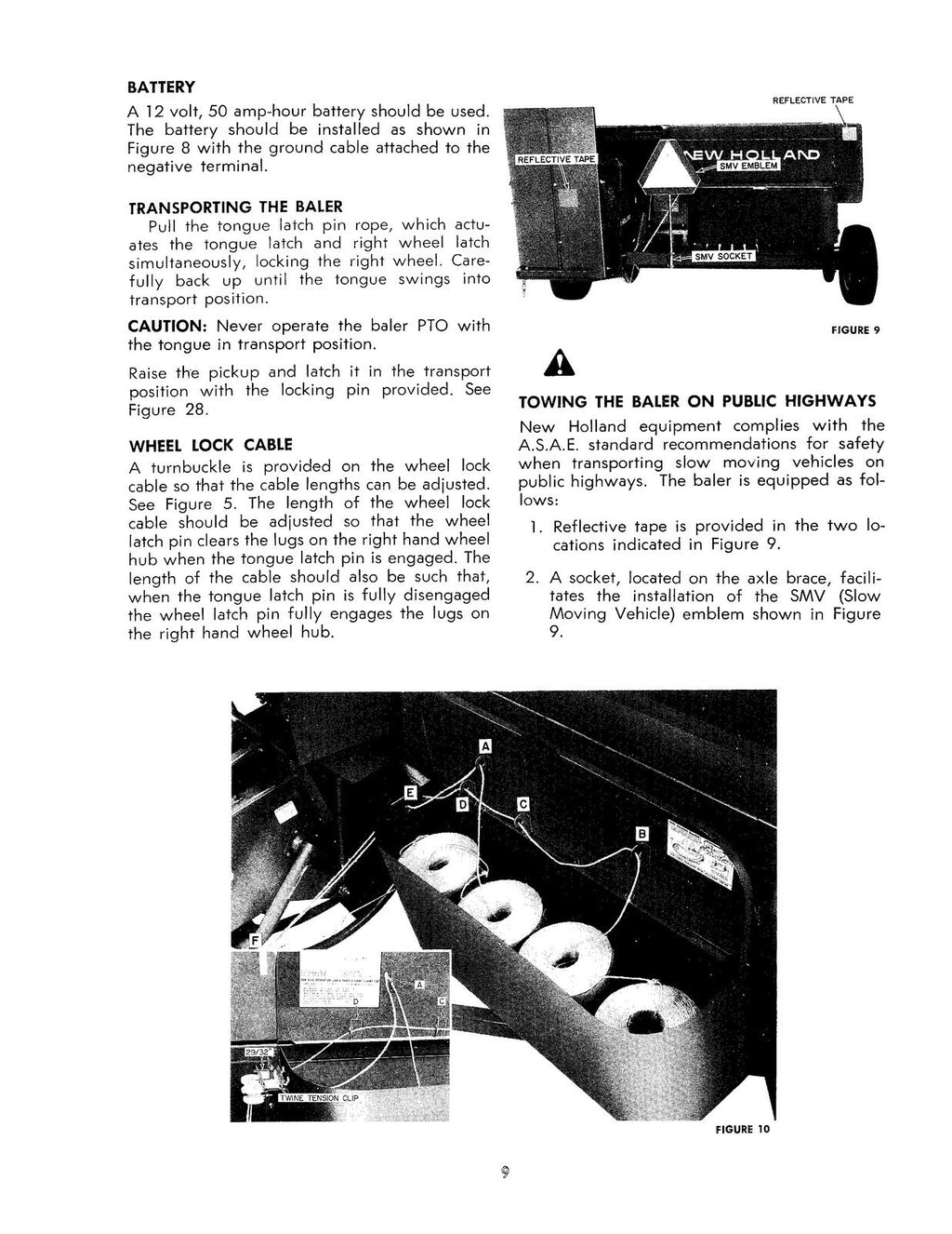 New Holland 276 HayLiner Operators Manual - STEEL WIRE BOUND - PROTECTIVE COVERS