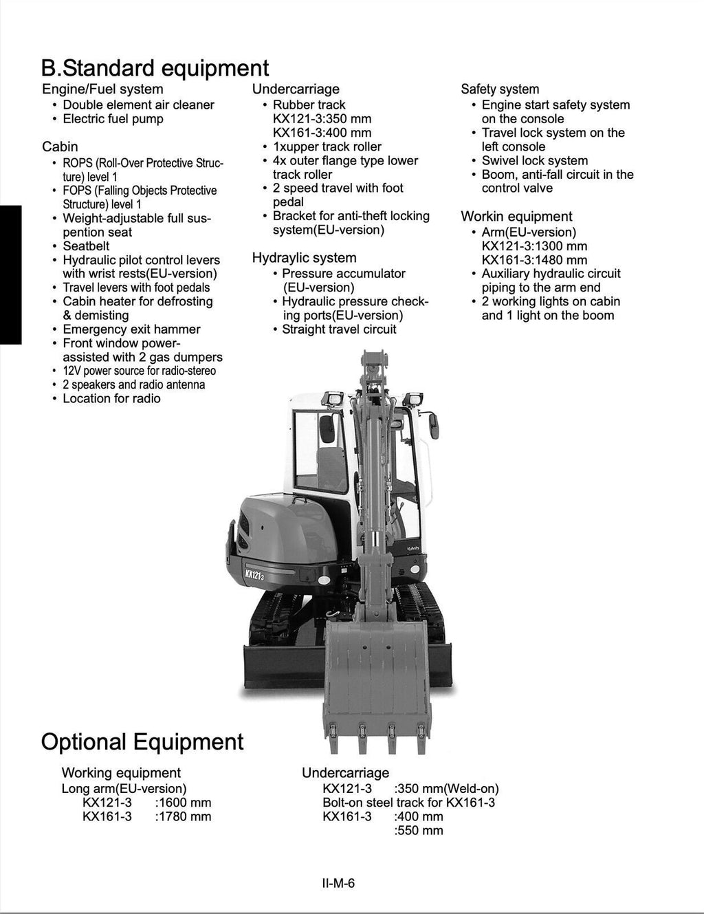 KUBOTA KX121-3 KX161-3 WORKSHOP MANUAL WSM EXCAVATOR +MINOR CHANGE CH+ FOLDOUTS!