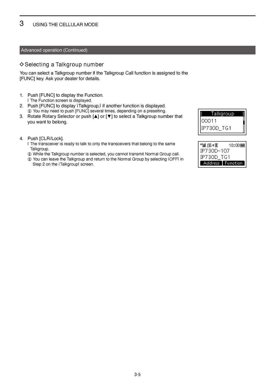 ICOM IP730D IP740D TRANSCEIVER INSTRUCTION MANUAL - WIRE BOUND - TOUGH COVERS