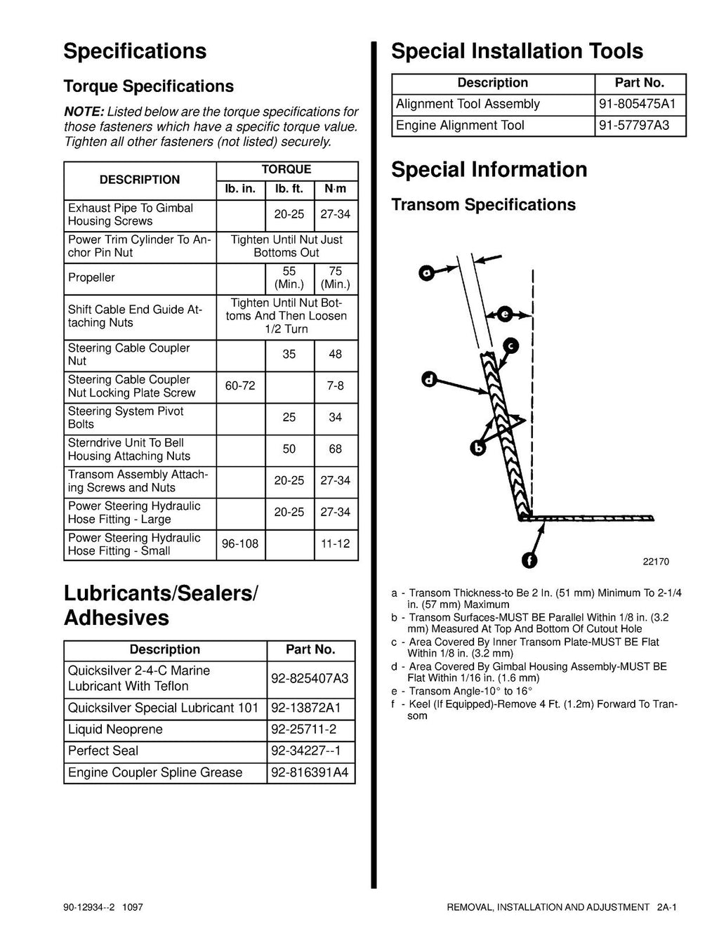 MERCURY MERCRUISER NO. 6 STERNDRIVE UNITS R MR ALPHA ONE SS SERVICE MANUAL BOUND