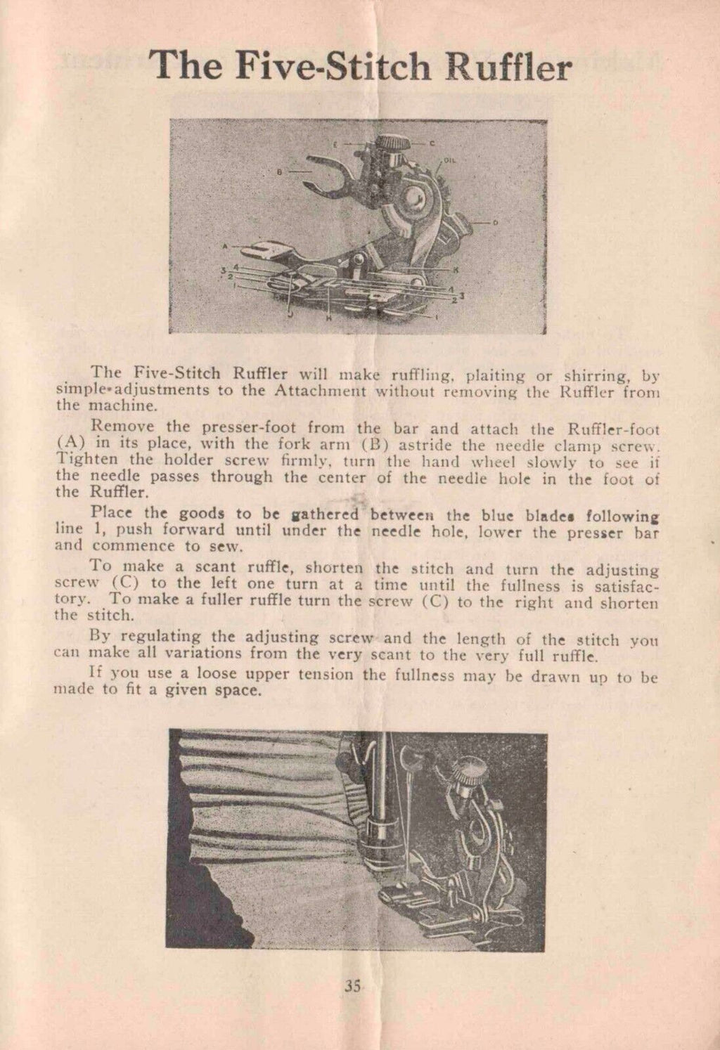 The FREE Sewing Maching Manual for C E CE 5 & Attachments - WIRE BOUND - COVERS