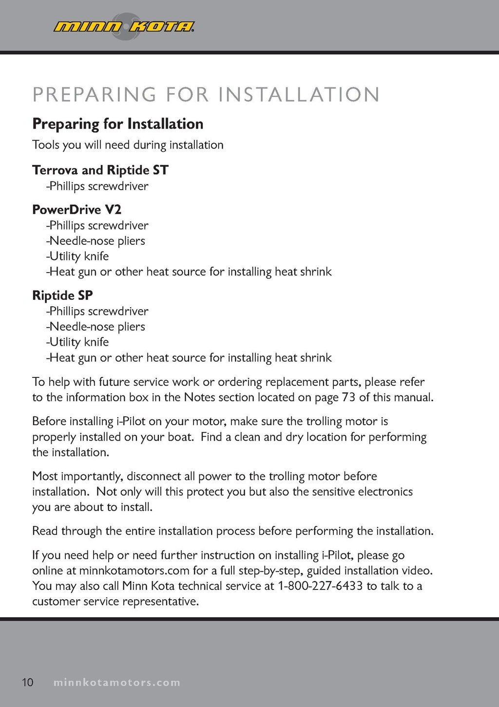 MINN KOTA i-Pilot Legacy Owners Manual - STEEL WIRE BOUND - PROTECTIVE COVERS