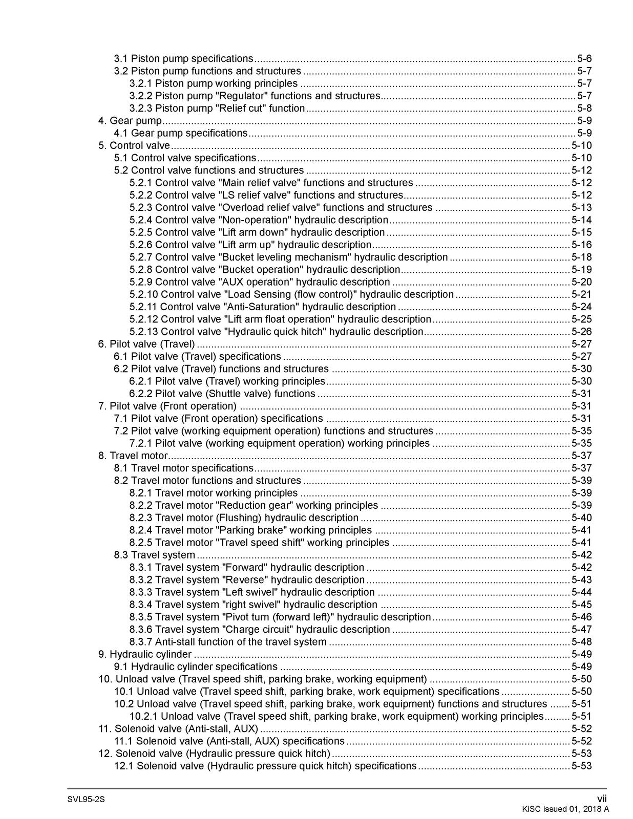 KUBOTA SVL95-2s COMPACT TRACK LDR WORSHOP MANUAL - BOUND - COVERS - XL FOLDOUTS