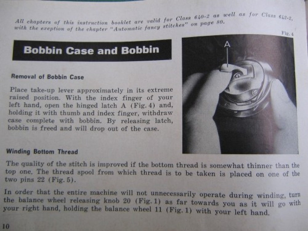 BERNINA 640-2 642-2 Favorit Sewing Machine Manual - WIRE BOUND - TOUGH COVERS