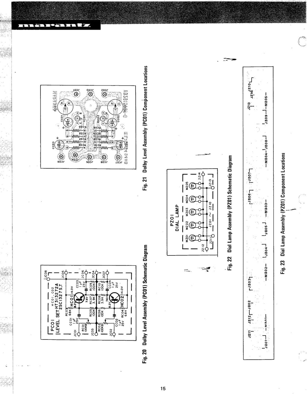 MARANTZ 2240B SERVICE MANUAL - STEEL WIRE BOUND, TOUGH COVERS - FOLDOUT DIAGRAMS