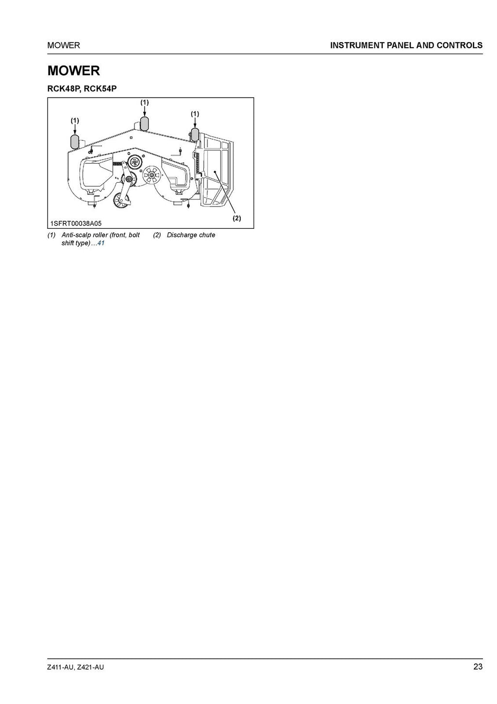 KUBOTA Z411-AU Z421-AU ZERO TURN MOWER OPERATORS MANUAL - WIRE BOUND - COVERS