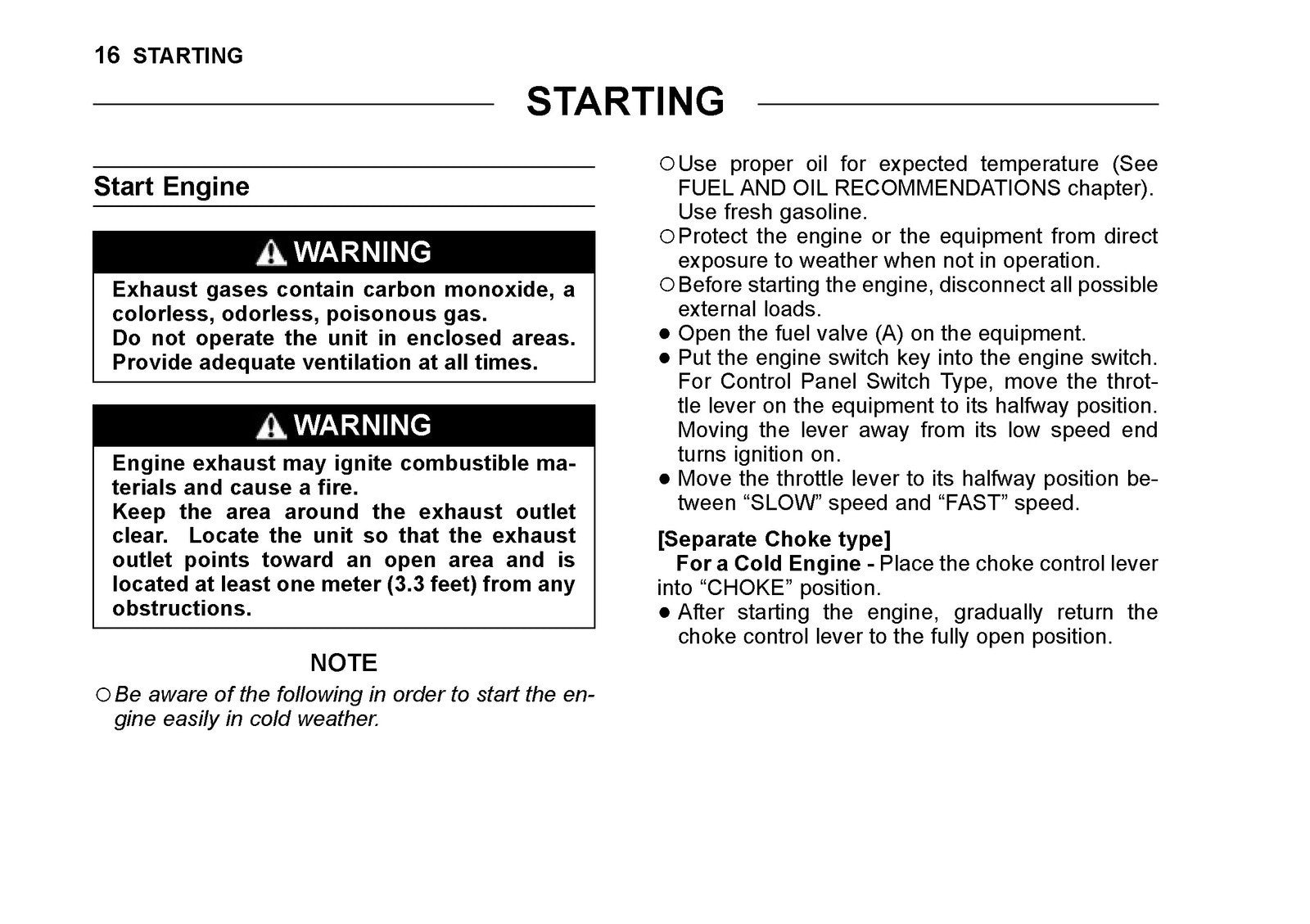 KAWASAKI FX921V FX1000V Gas Engine Owners Manual - WIRE BOUND - TOUGH COVERS