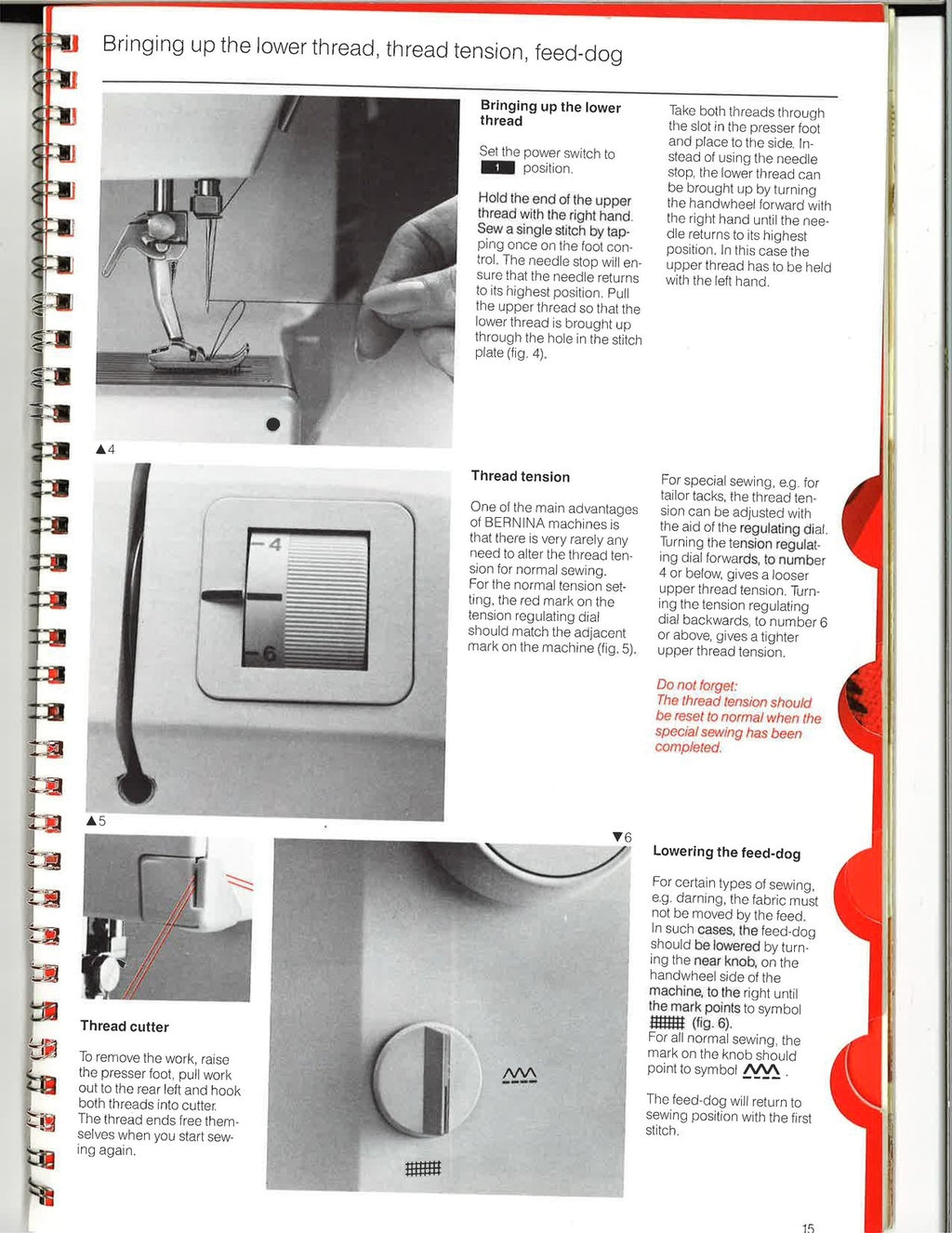 BERNINA 1130 1120 Instruction Manual REPRINT - STEEL WIRE BOUND - TOUGH COVERS