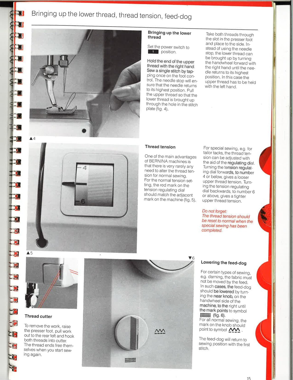 BERNINA 1130 1120 Instruction Manual REPRINT - STEEL WIRE BOUND - TOUGH COVERS