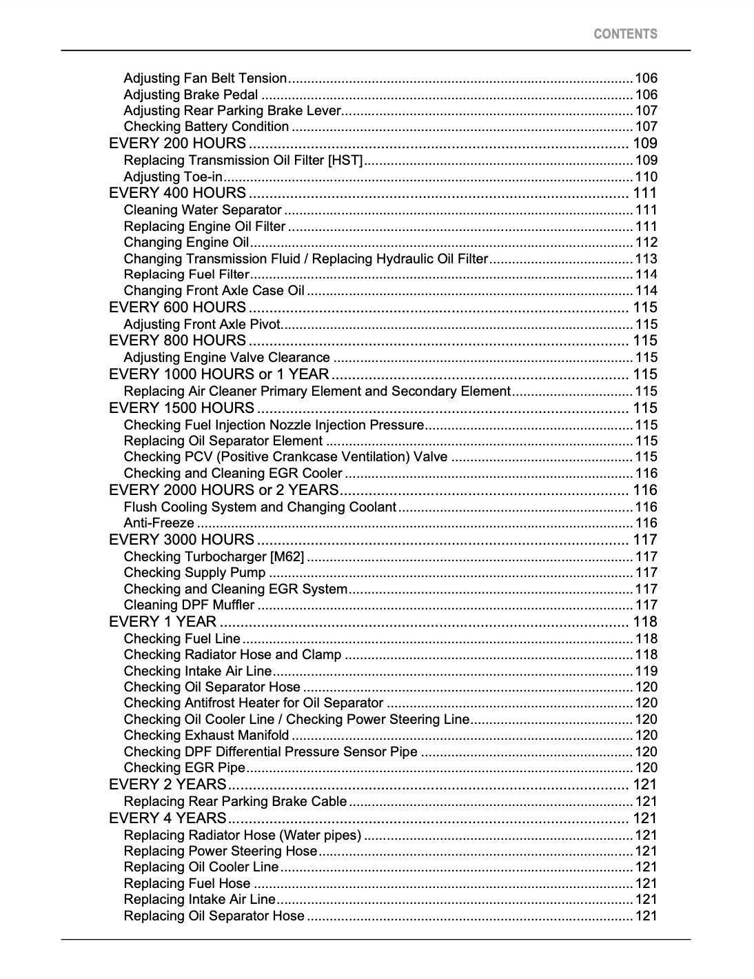 KUBOTA L47TL M62TL TRACTOR OPERATORS MANUAL: STEEL WIRE BOUND, PROTECTIVE COVERS