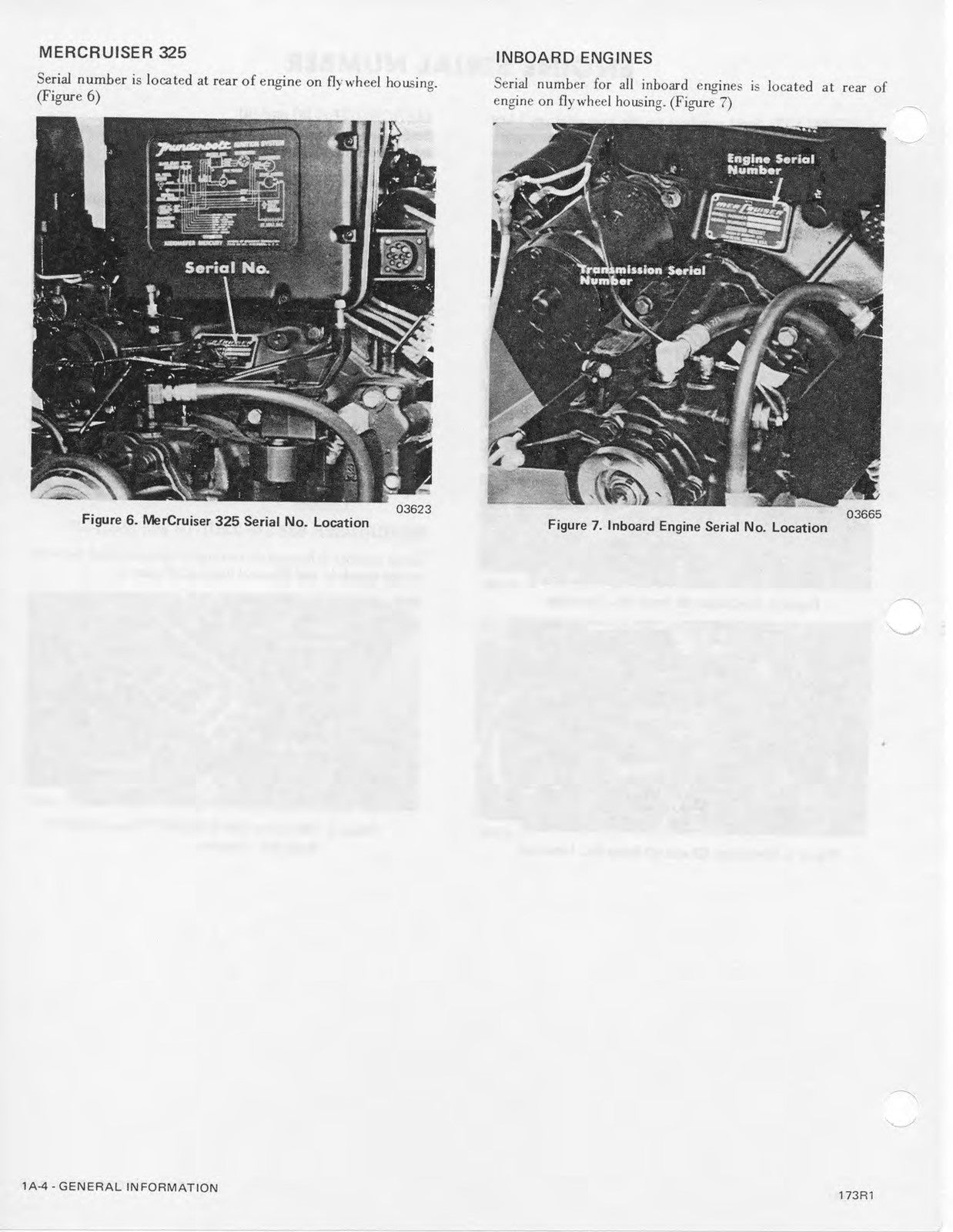 MERCURY MERCRUISER NO. 1 STERN DRIVE MARINE ENGINES SERVICE MANUAL - WIRE BOUND