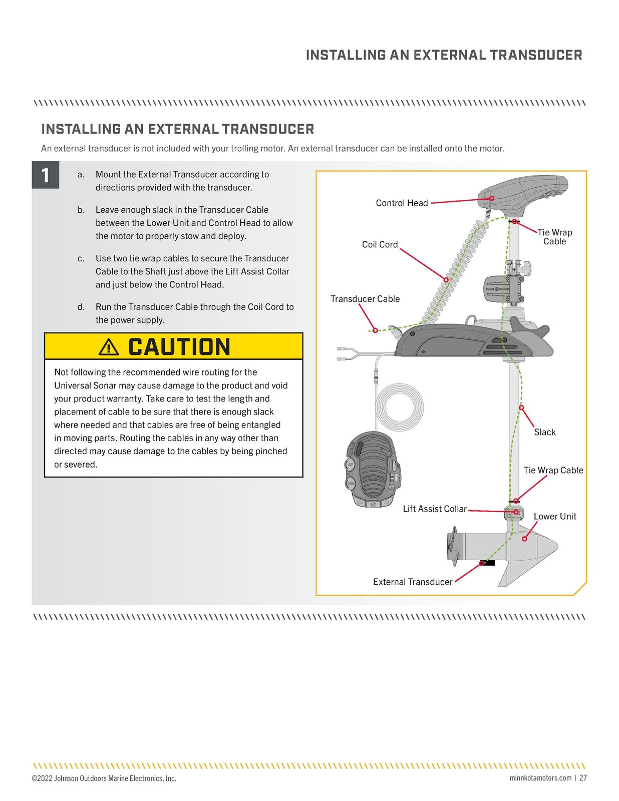 MINN KOTA Riptide Terrova Operators Manual 2022 version - WIRE BOUND - COVERS
