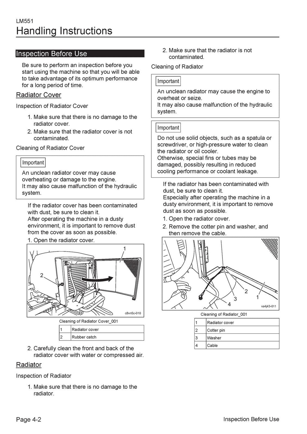 BARONESS LM551 Fairway Mower User Manual - STEEL WIRE BOUND - PROTECTIVE COVERS