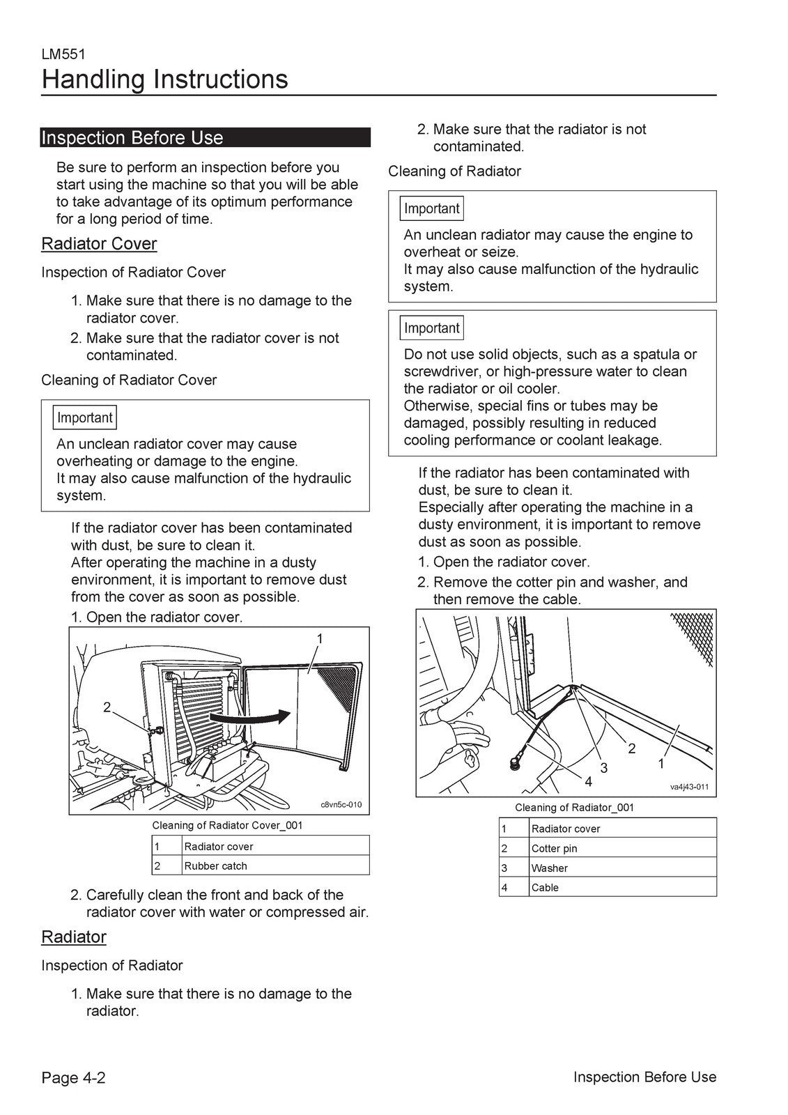 BARONESS LM551 Fairway Mower User Manual - STEEL WIRE BOUND - PROTECTIVE COVERS
