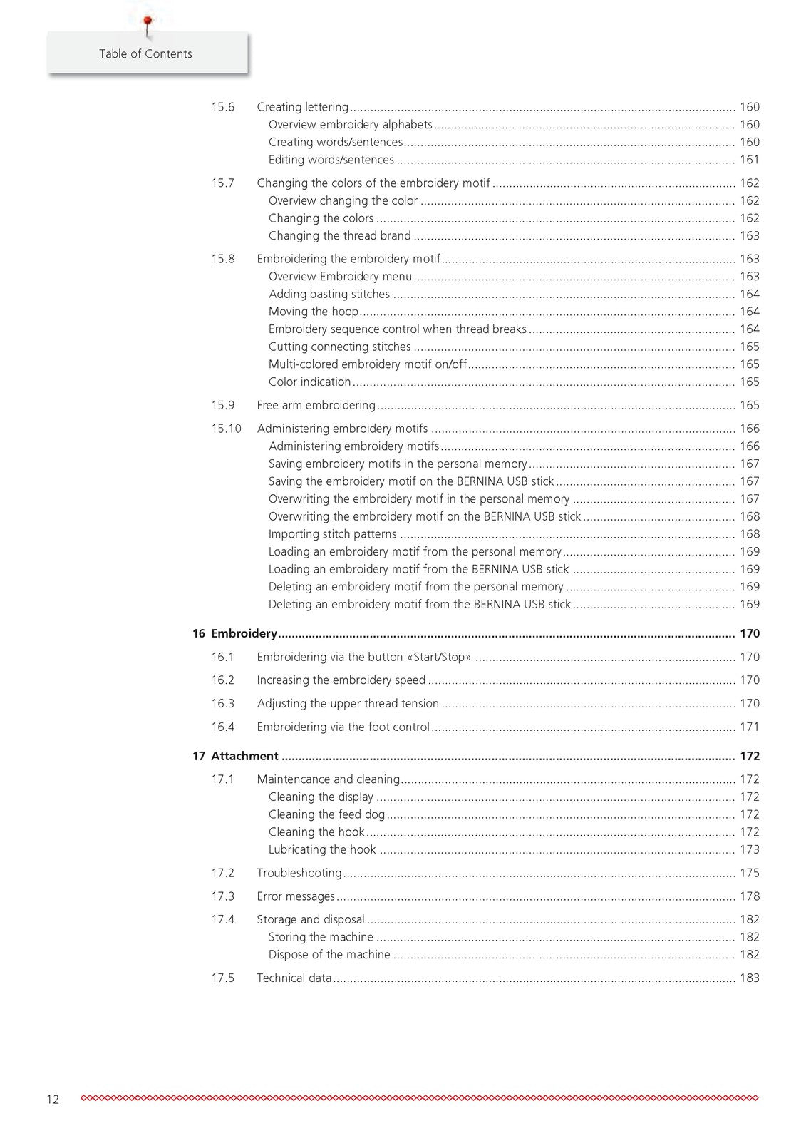 BERNINA 770 QE Sewing Machine User Manual Operation Guide